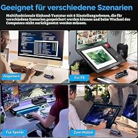Koolertron 4 Tasten Programmierbare Tastatur Tragbar Mini mit Drehknopf – Ansicht 6