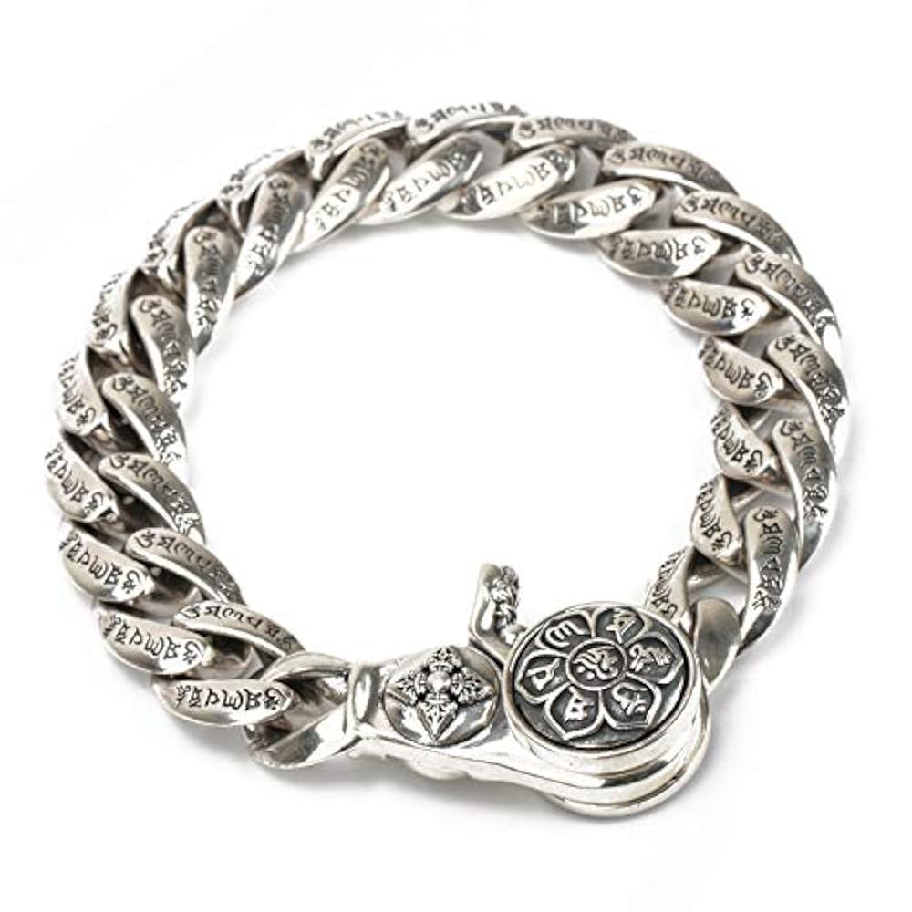 Amazon | [silver KYASYA]シルバー925 六字真言 チェーン