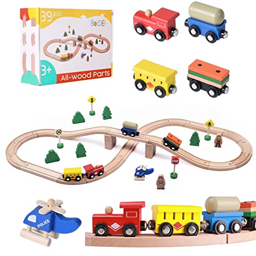 List of Top Ten Best Wooden Train Set For Toddlers Top Picks 2023 Reviews