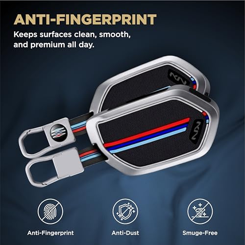 Image of Metalyx Key Cover for Kia Seltos 2026 || HTK HTK(O) HTX HTX(A) GTX GTX(A) || Smart Metal Key Fob Case with Keychain || Anti Scratch | Fall Safe | New Seltos 2025 Facelift KeyFob Case