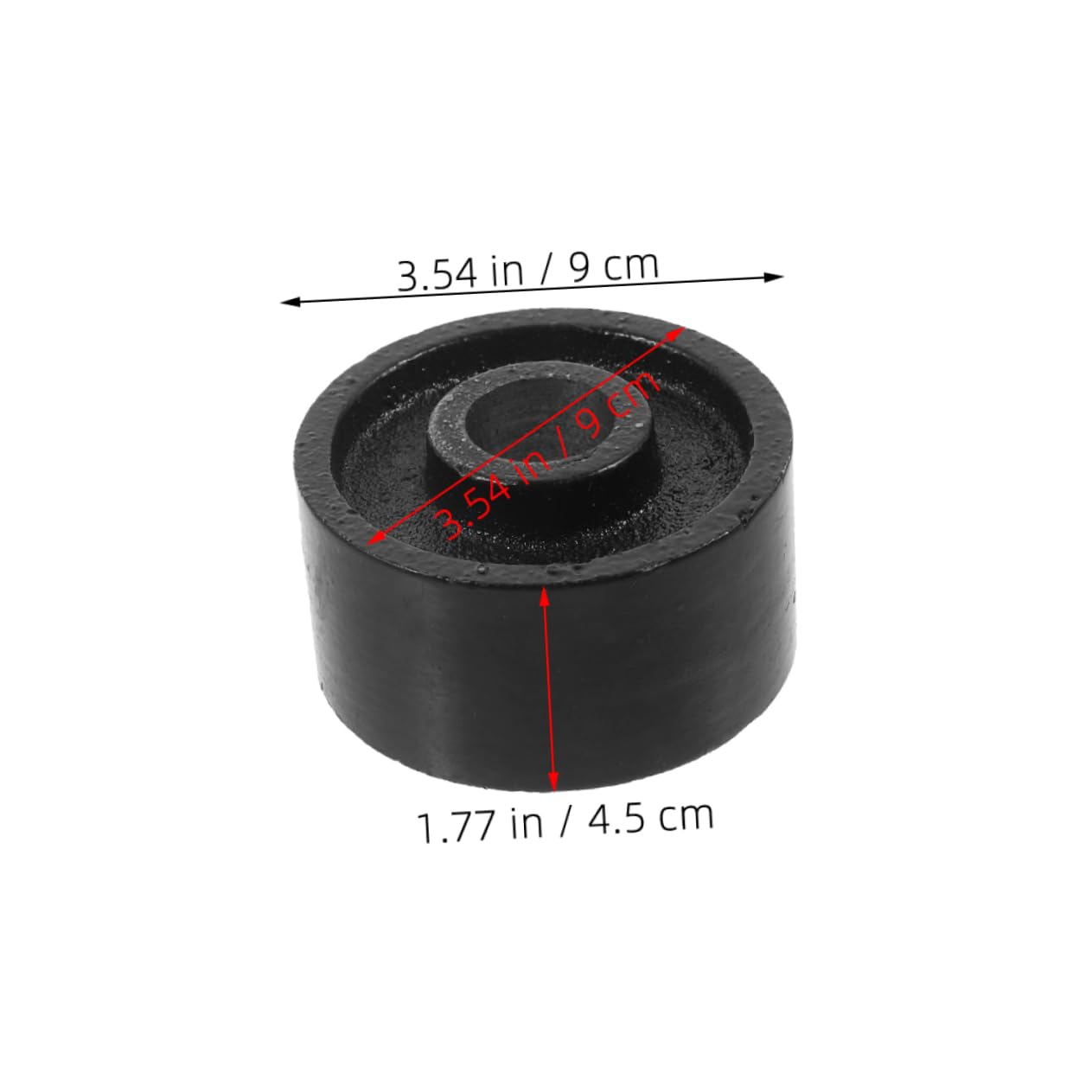 SOESFOUFU Hydraulic Jack Wheel 3.54In Durable Replacement Roller for Trailer Jack with Sturdy Bearings Heavy Duty Accessory for Industrial Lifting and Material Handling