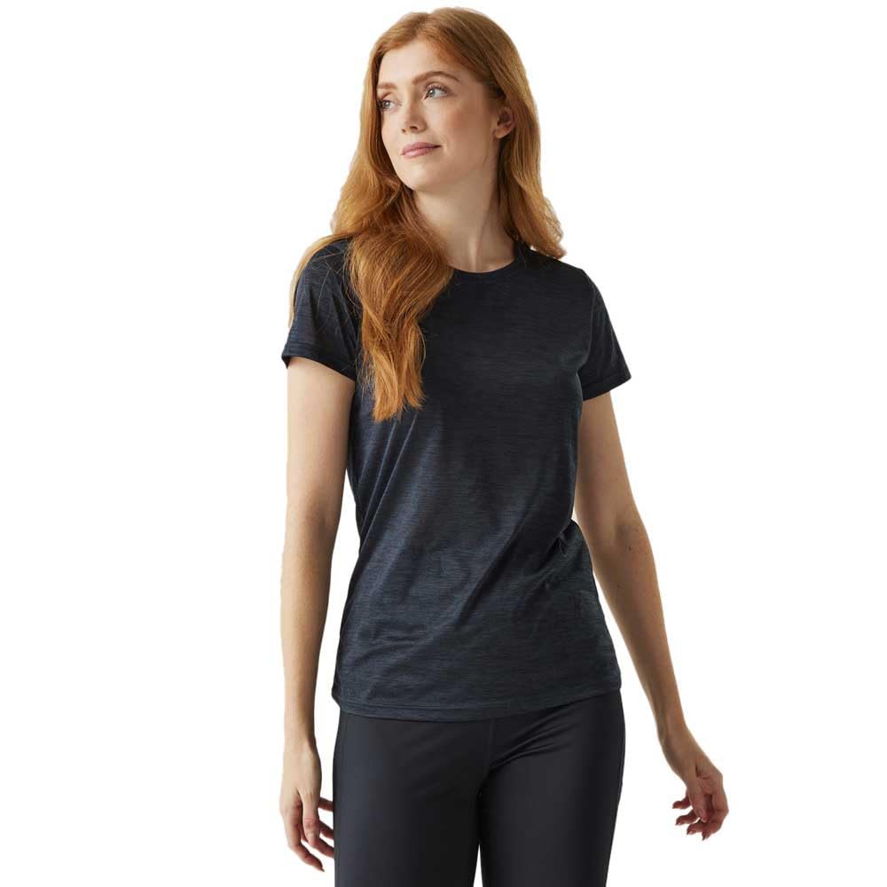 Regatta Womens Fingal Edition Wicking Jersey T Shirt, Recycled Materials & Wicking - Suitable for Walking & Hiking. Blue