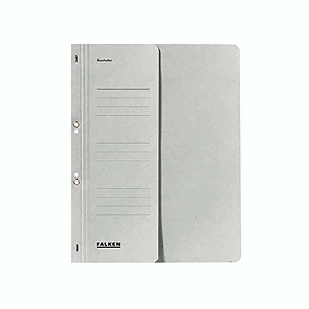 Falken 80000508 Ösenhefter 1/2 Deckel, grau