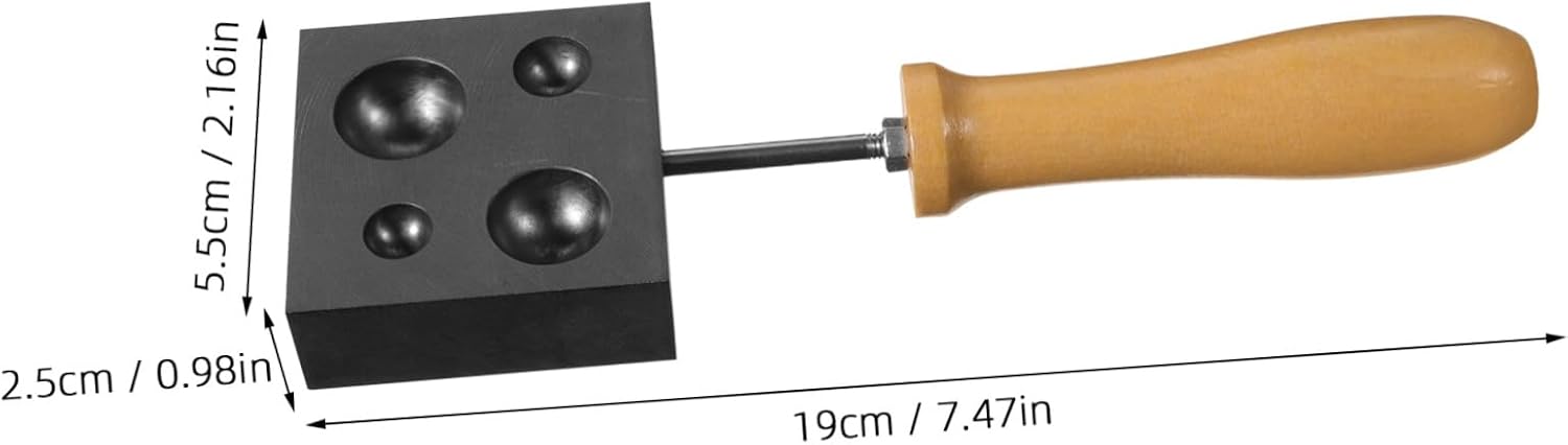 Graphite Mold for Glass Blowing Precision Casting Tool for Lampworking and Sturdy Graphite and Material Essential for Creating Lighting Fixtures