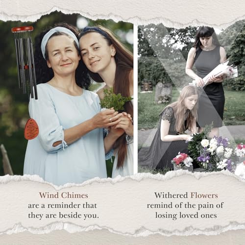 Image of SteadStyle Memorial Gifts for Loss of Mom, Memorial Wind Chimes, in Memory of Mother, Bereavement Gifts, Sympathy Gift for Loss of Mom, Home Decor Outdoor Garden Patio