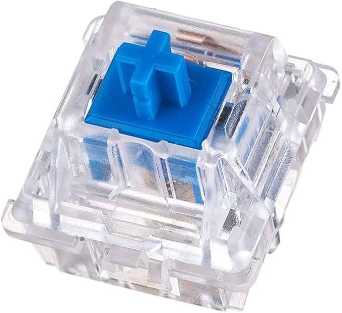 DUROCK Silent Linear Switches, Dolphin Keyboard Switches with 62g Gold Plated Spring, Classic