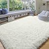 Amazon.com: Amdrebio Ivory Rugs for Bedroom, Soft Indoor Modern Rug for ...
