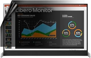 Celicious Privacy Lite 2-Way Anti-Glare Anti-Spy Filter Screen Protector Film Compatible with LG Libero Monitor 27BQ70QC-S (27)
