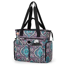 LoDrid Nurse Bag Work Tote with 15.6 Inch Laptop Storage Layer, Totem