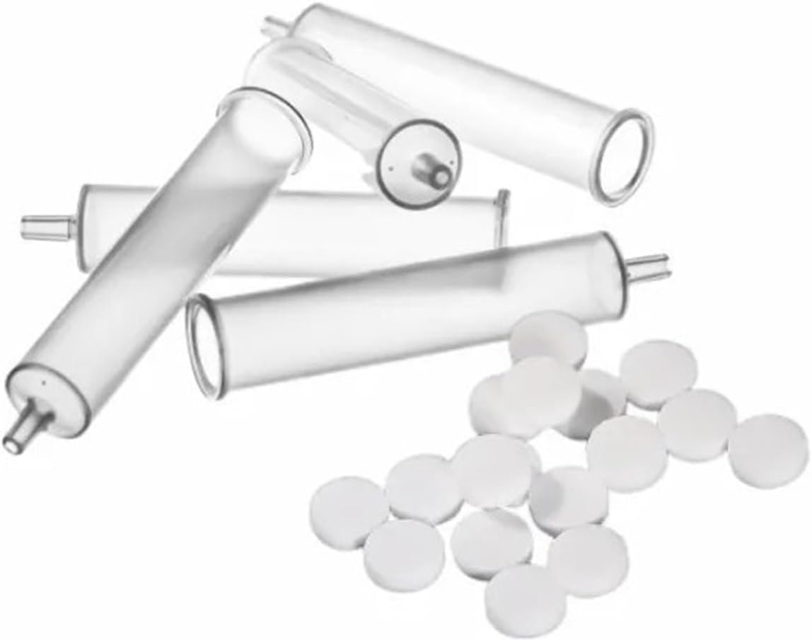 SPE cartridges, empty column, includes 5ml glass empty tubes and PE frits for solid phase extraction column, supply for laboratory HPLC experiments