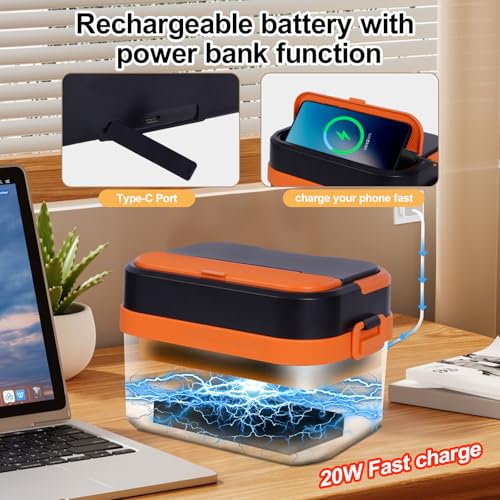HBLEDOT Cordless Electric Lunch Box for Adults, 16000mAh Rechargeable — view 6
