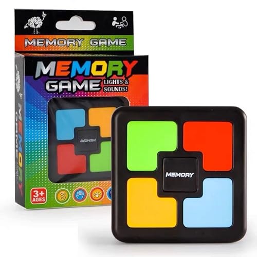 Light Up Memory Game Handheld Electronic Toys Color Memorizing Classic Board Games Quiz Game with Lights and Sounds