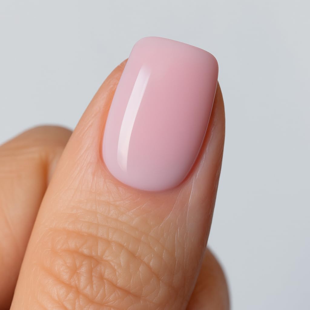 Builder Gel in a Pot 30g Milky Pink, Nail Extension/Strengthener in a Jar, Sculpting Gel UV/LED