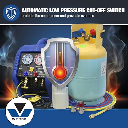 Mastercool 69110 R134a/R12/R22/R410A Refrigerant Recovery System - Image 5