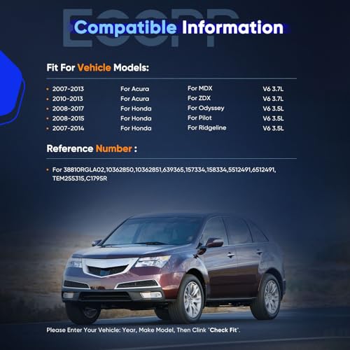 Image of ECCPP A /C Compressor Fit for Honda Odyssey for Honda Pilot Odyssey 3.5L 2008-2017 Air Conditioning Compressor
