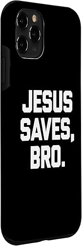 Miniatura 24 de iPhone 13 Pro Max Jesus Saves, Bro Shirt Funny Iglesia Católica Cristiana Jesús Caso