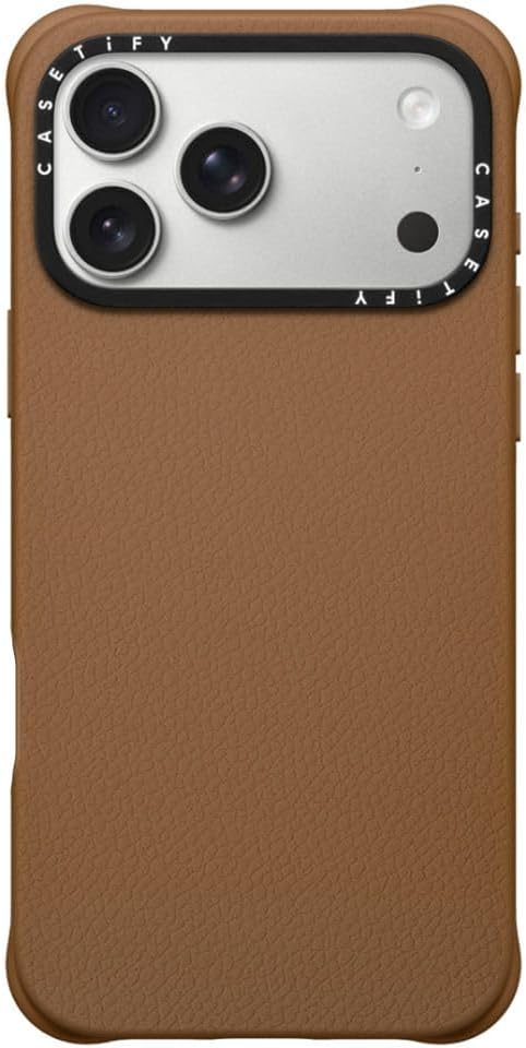 CASETiFY BioVeg iPhone Air Case [Anti-Fingerprint/Compatible with Magsafe / 4.9 ft. 3X Military Grade Drop Protection] - Black (Tumbled)