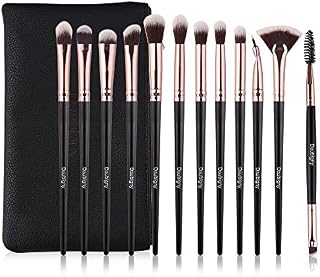 Eye Makeup Brush Set, 12 PCS Professional Eye shadow, Concealer, Eyebrow, Foundation, Powder