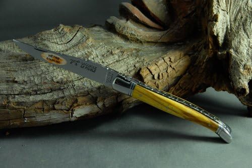 Laguiole "Fidèle" CISELE Brillant / Golden Beech, Made In France