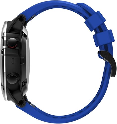 Miniatura 4 de REYDA Correa de silicona compatible con Garmin Tactix 77 ProBravoCharlieDelta, banda de silicona de ajuste rápido de 1.024 in, pulsera deportiva de