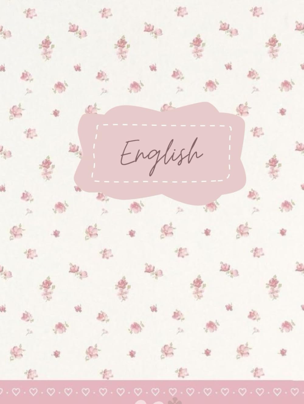 Blossom Blooms: A Pink Flower Themed Inspired Cover Composition Notebook A4 Notebook for English Language Subject: 150 Pages of Tranquil Inspiration ... and Sketching, Composition Notebook , Lined