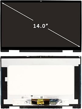 Replacement Fit for HP Pavilion X360 14M-DY 14M-DY0013DX 14M-DY0023DX 14M-DY0033DX 14M-DY0113DX 14M-DY1023DX M45013-001 Touch LCD Screen Display Assembly 14" FHD IPS w/Bezel Support Stylus