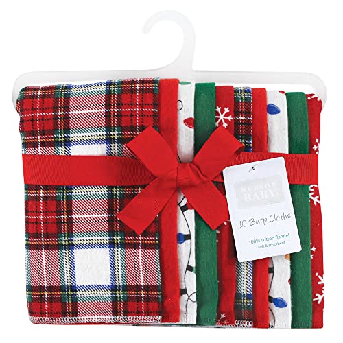 Image of Hudson Baby Baby Flannel Burp Cloths