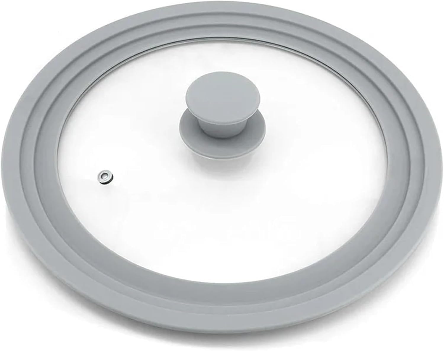 Pan Lid, Frying Pan Lid Universal Lid For Pots Pans Skillets, Tempered Glass With Silicone Rim Fits 24-28cm Cookware, Frying Pan Cover, Replacement Lid