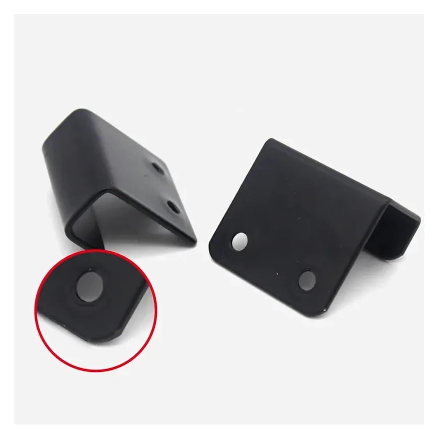 Eisenwaren Wall Hanger Hanger Fastener, Practical Hook Tile Display, Black Metal Tile Bracket Public Hook Hanger Heavy Wall Type(10pcs)