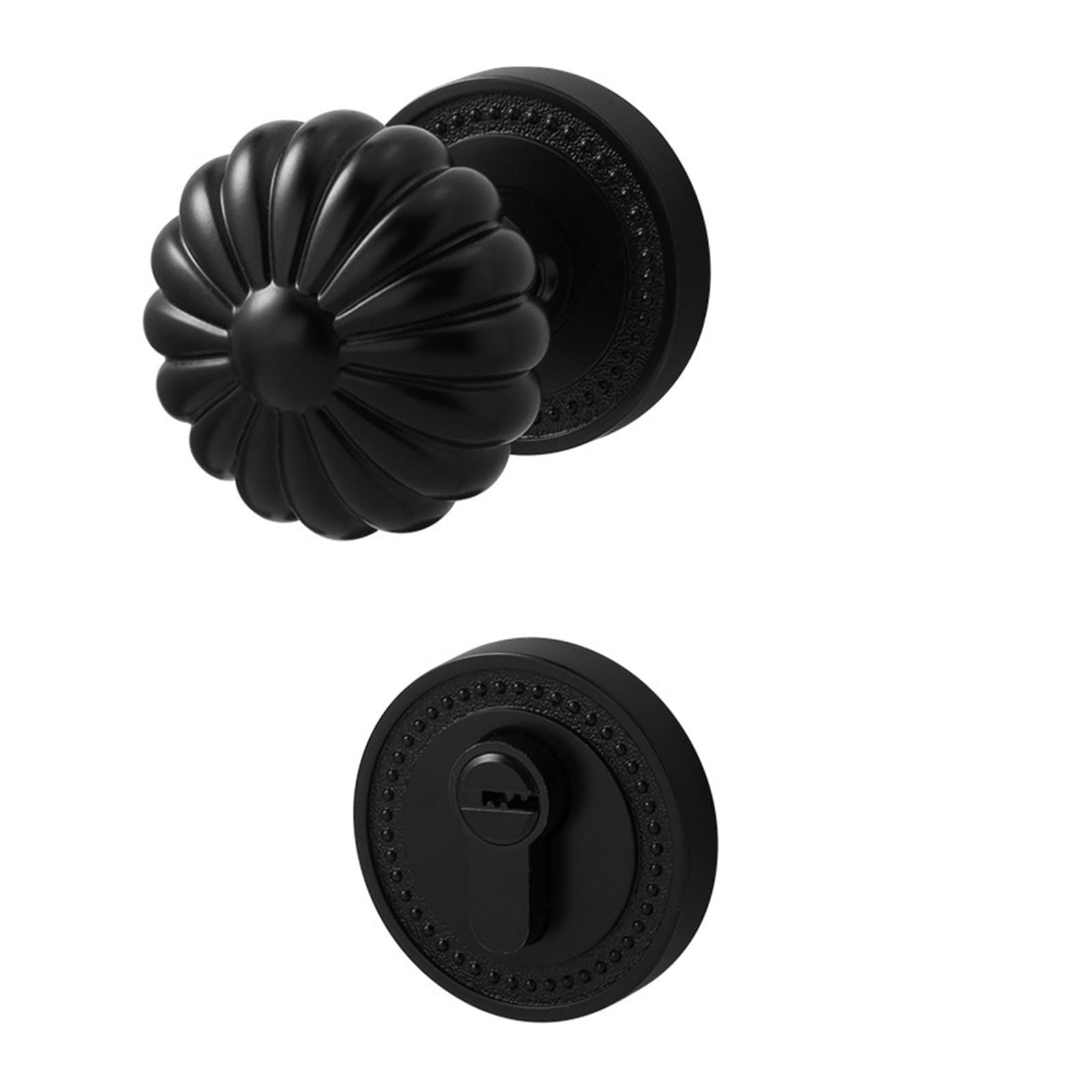 Poignée de porte américaine de luxe avec finition or poli