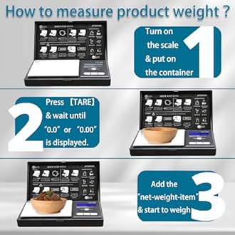 Weigh Gram Digital Pocket Scale, 100g by 0.01g, Food and Jewelry Scale, Black Kitchen Scale (TOP-100)