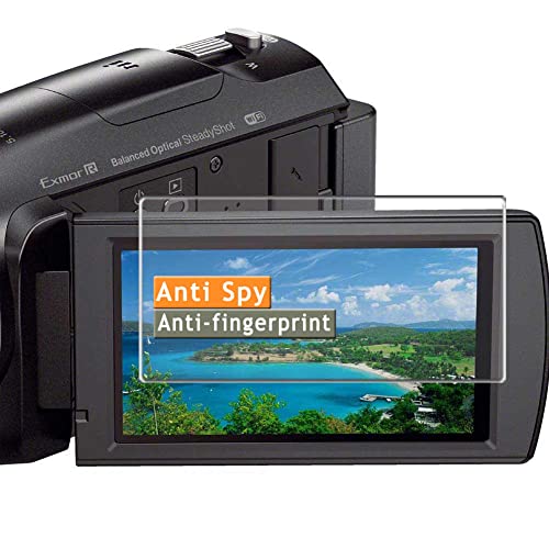 Vaxson Privacy Screen Protector, compatible with Sony HDR-CX675 Anti Spy Film Protectors Sticker [ Not Tempered Glass ]