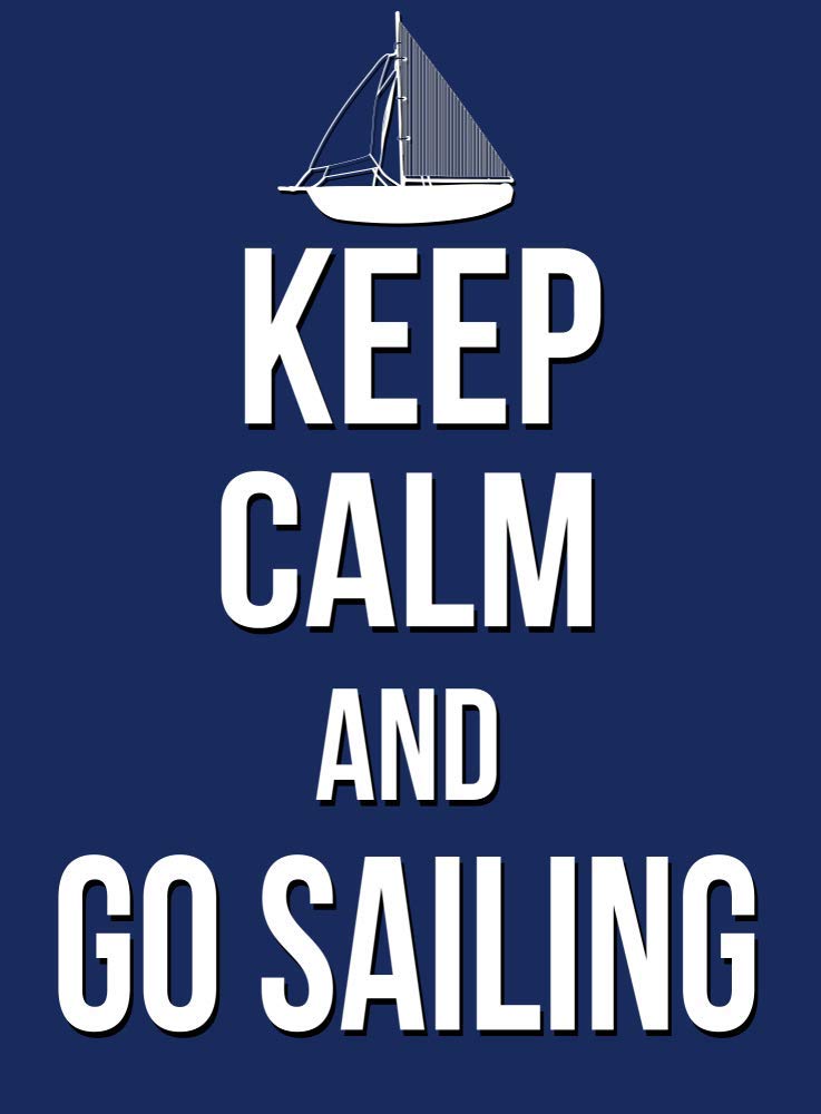 5 Ace keep calm and go sailing Poster Sticker|Inspirational poster|Motivational |Poster about life|Poster for living room,bed room,home,gym,office|self adesive poster