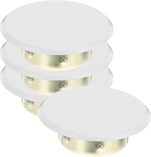 balacoo 4pcs Concealed Fire Sprinkler Head Cover Plate Iron Protective