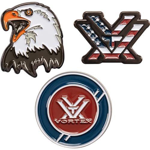 Vortex 3-Pack Golf Ball Marker Sets (Freedom)