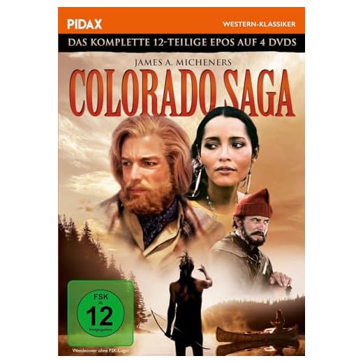 Colorado Saga (Centennial) - Komplettbox / Das komplette 12-teilige Western-Epos mit absoluter Starbesetzung (Pidax Western-Klassiker) [4 DVDs]