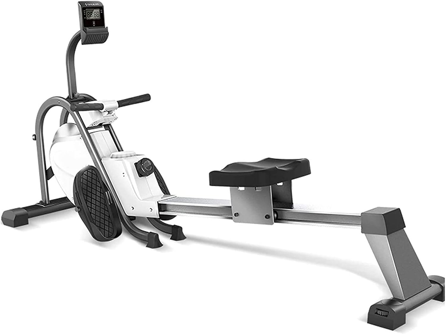 Electromagnetic Rowing Machine Strength Training Comfortable Seat Cushion/Full Body Workout/220 LB Weight Capacity