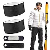Matériaux de haute qualité : fabriquées en nylon de première qualité, ces sangles pour skis offrent une durabilité exceptionnelle. Un rembourrage interne en mousse EVA assure un amorti protecteur, préservant vos skis des rayures.