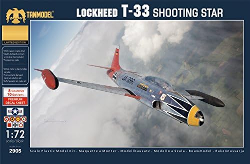 TAN02905 1:72 TanModel Lockheed T-33 Shooting Star [MODEL BUILDING KIT]