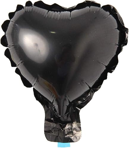 Miniatura 18 de 5 unids/lote Mini globos de papel de aluminio con forma de corazón de estrella de 5 pulgadas, globos inflables para boda, cumpleaños, baby shower, 5