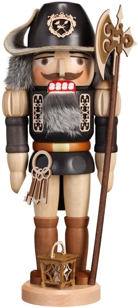 Nussknacker Nachtwächter 38cm – feines Naturholz – Handarbeit aus dem Erzgebirge Nussknacker Nachtwächter 38cm – feines Naturholz – Handarbeit aus dem Erzgebirge