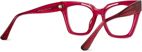 Miniatura 7 de Zeelool Marco de gafas de ojo de gato vintage para mujer con lente transparente sin receta Domena ZJGA814740