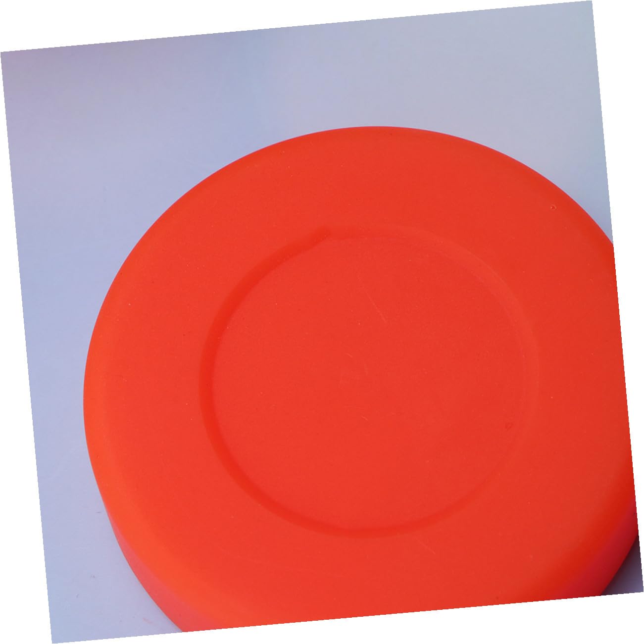 Rondelles de Hockey Glace Standard Rouges en Caoutchouc, Lot de 10