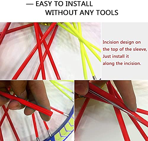 Spaak-skins voor dirt bikes, motorcross spaakhoezen, 72 stuks, keuze uit 10 kleuren - Image 5