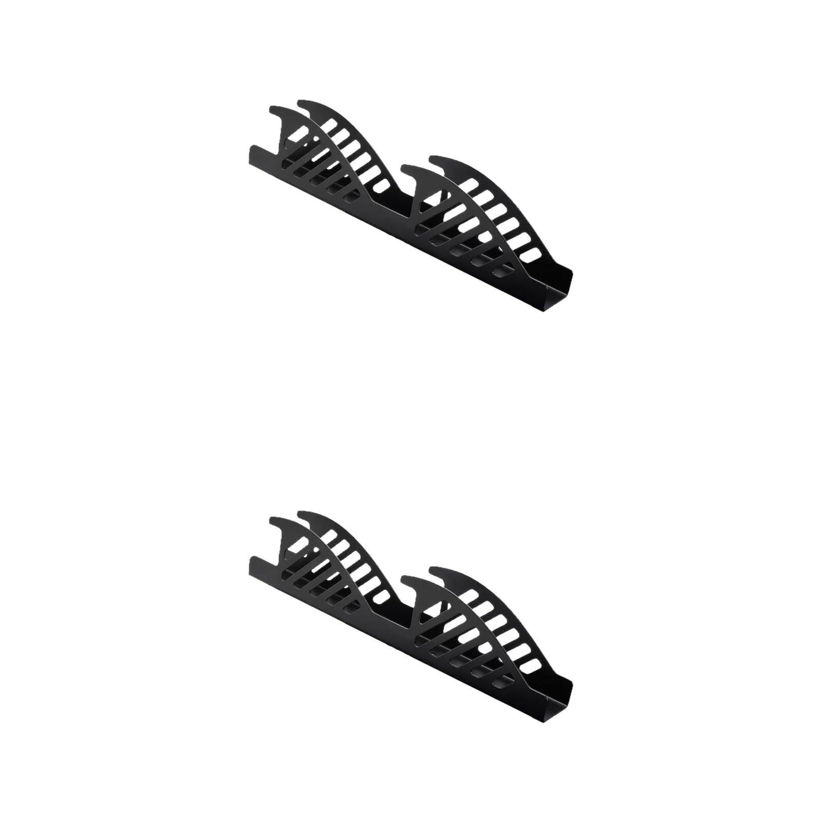 Estante de almacenamiento de metal resistente para montaje en pared para garaje, sostiene soportes de gato y herramientas de jardinería, soporte organizador de ahorro de espacio con tornillos