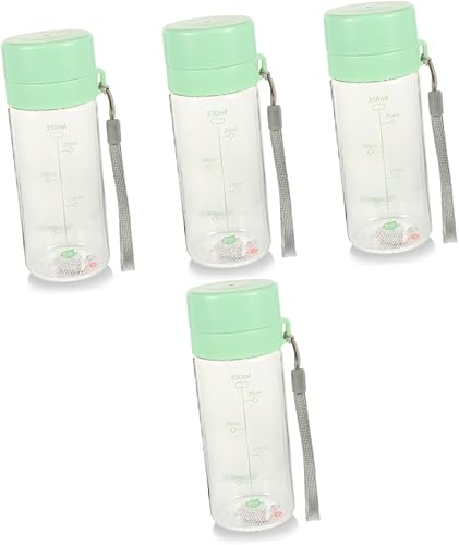 Sosoport 4pcs Outdoor Portable Cup Reusable Water Bottle Bote Water Bottle Strap Storage Jug Kids Kickstand Business Water Container Child Pp Fruit
