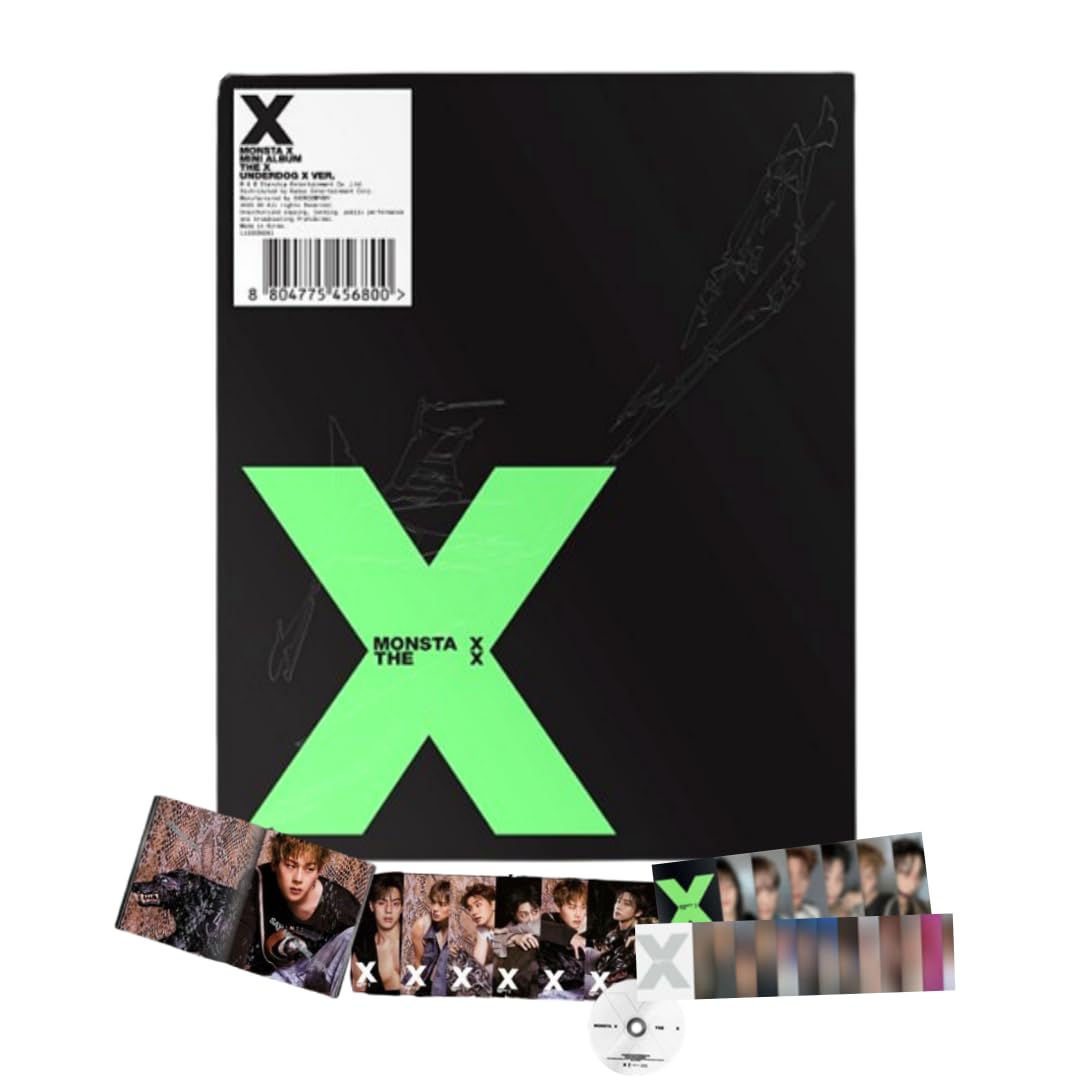 Monsta X The X version Underdog album complet avec carte photo authentique et CD