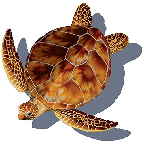 Mosaico de Porcelana Loggerhead Turtle 10" x 11" miniatura 2