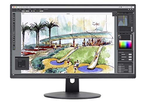 Sceptre 22" 75Hz 1080P Led Monitor Hdmi X2 Vga 99% Srgb Wall Mount Ready Build-In Speakers, Machine Black 2021 (E22 Series) #TOP3