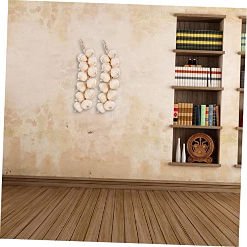 Ajo artificial PRETYZOOM y cebollas falsas decorativas para fotografia pack de 3 juegos 8